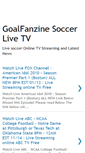 Mobile Screenshot of goalfanzinetv.blogspot.com
