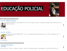 Tablet Screenshot of educandoopolicial.blogspot.com