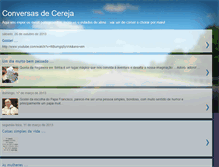 Tablet Screenshot of conversasdecereja.blogspot.com