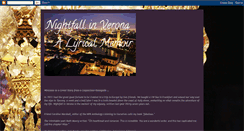 Desktop Screenshot of nightfallinverona.blogspot.com