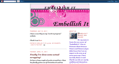Desktop Screenshot of embellishitltd.blogspot.com
