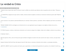 Tablet Screenshot of laverdadescristojesus.blogspot.com