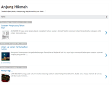 Tablet Screenshot of anjunghikmah.blogspot.com
