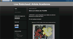 Desktop Screenshot of lrobichaudart.blogspot.com