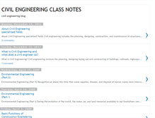 Tablet Screenshot of civilengineerinclassnotes.blogspot.com