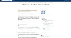 Desktop Screenshot of falmouthgazasolidarity.blogspot.com