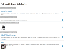 Tablet Screenshot of falmouthgazasolidarity.blogspot.com