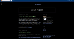 Desktop Screenshot of gettingpastthefreaks.blogspot.com