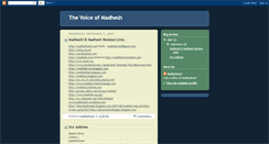 Desktop Screenshot of madheshvani.blogspot.com