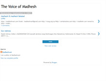 Tablet Screenshot of madheshvani.blogspot.com