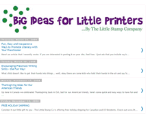 Tablet Screenshot of littleprinters.blogspot.com