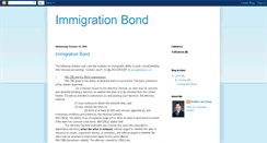 Desktop Screenshot of immigrationbond.blogspot.com