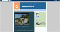 Desktop Screenshot of desmatamentoeamazonia.blogspot.com