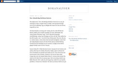 Desktop Screenshot of majsan-bokanalyser.blogspot.com