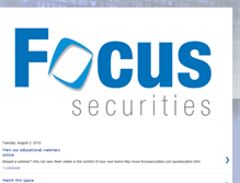 Tablet Screenshot of focussecurities.blogspot.com