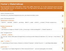 Tablet Screenshot of humorymatematicas.blogspot.com