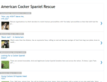 Tablet Screenshot of americancockerspanielrescue.blogspot.com