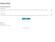 Tablet Screenshot of bonus-titan.blogspot.com