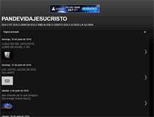 Tablet Screenshot of pandevidajesucristo.blogspot.com