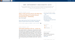 Desktop Screenshot of myinternetsecurityguy.blogspot.com
