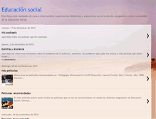 Tablet Screenshot of educacionsocialsouad.blogspot.com