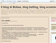 Tablet Screenshot of bobasbetting.blogspot.com