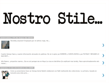 Tablet Screenshot of nostrostile.blogspot.com