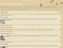 Tablet Screenshot of jovenesprotagonistasgualeguay.blogspot.com