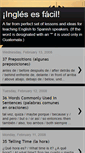 Mobile Screenshot of ingles-es-facil.blogspot.com