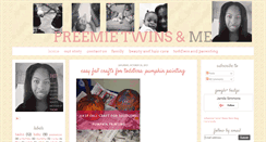 Desktop Screenshot of preemietwinsandme.blogspot.com