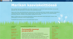 Desktop Screenshot of marikankeittiossa.blogspot.com