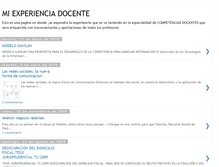 Tablet Screenshot of miexperienciadocente.blogspot.com