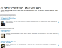 Tablet Screenshot of myfathersworkbench.blogspot.com