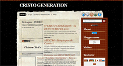 Desktop Screenshot of cristogeneration.blogspot.com