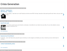Tablet Screenshot of cristogeneration.blogspot.com