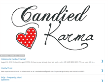 Tablet Screenshot of candiedkarma.blogspot.com