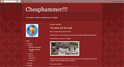 Desktop Screenshot of cheaphammer.blogspot.com