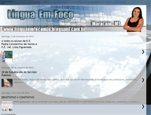 Tablet Screenshot of linguaemfocomju.blogspot.com