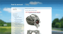 Desktop Screenshot of howtoaccount.blogspot.com