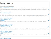 Tablet Screenshot of howtoaccount.blogspot.com