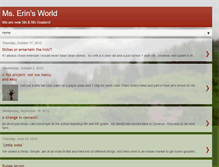 Tablet Screenshot of mserinsworld.blogspot.com