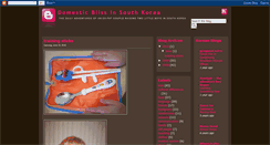 Desktop Screenshot of domesticblissinsouthkorea.blogspot.com