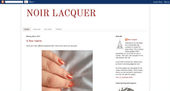 Desktop Screenshot of noirlacquer.blogspot.com