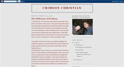 Desktop Screenshot of crimsonchristian.blogspot.com