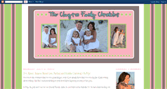 Desktop Screenshot of claytonfamilychronicles.blogspot.com