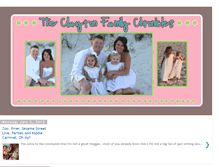 Tablet Screenshot of claytonfamilychronicles.blogspot.com