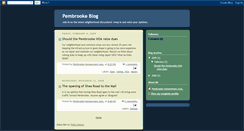 Desktop Screenshot of pembrookeha.blogspot.com