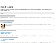Tablet Screenshot of health-insight.blogspot.com