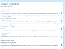 Tablet Screenshot of lasergenesis.blogspot.com