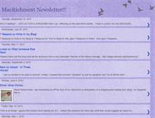 Tablet Screenshot of macrichmentnewsletter.blogspot.com